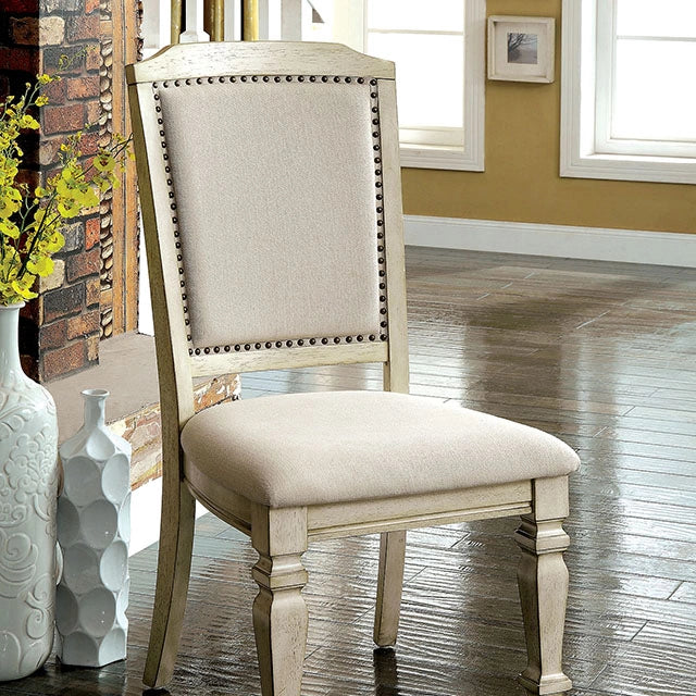 HOLCROFT Antique White/Ivory Side Chair (2/CTN) - Ricky's Furniture Outlet (Paso Robles, CA)