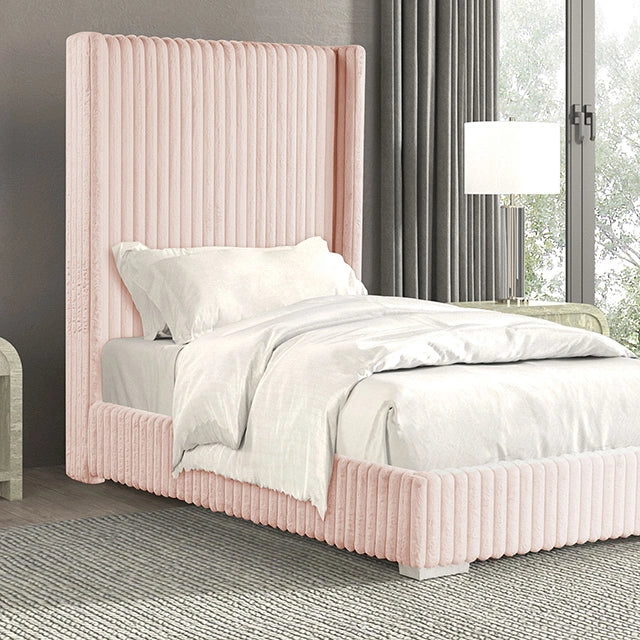 Cadwell E.King, Queen, & Full Bed White, Gray, & Black