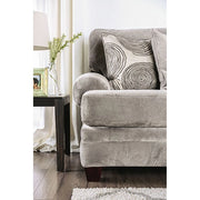 Bonaventura Gray/Pattern Love Seat - Ricky's Furniture Outlet (Paso Robles, CA)