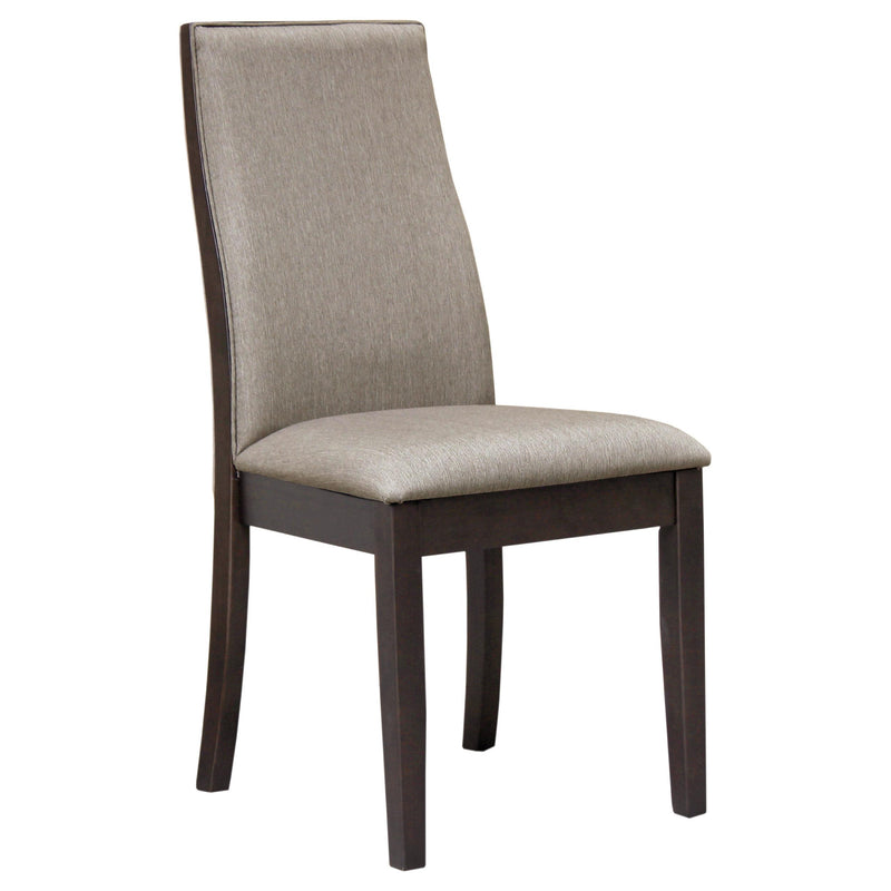 Spring Creek Upholstered Side Chairs Taupe (Set of 2)