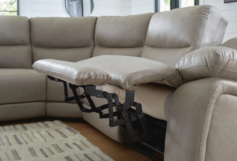 Narwhal Place Reclining Sectional with Storage Console - Ricky's Furniture Outlet (Paso Robles, CA)