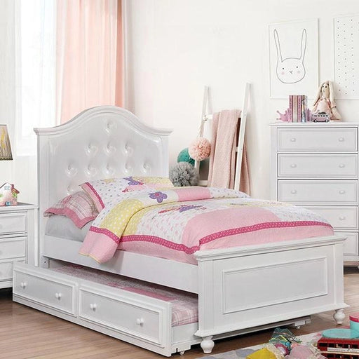OLIVIA White Full & Twin Bed - Ricky's Furniture Outlet (Paso Robles, CA)
