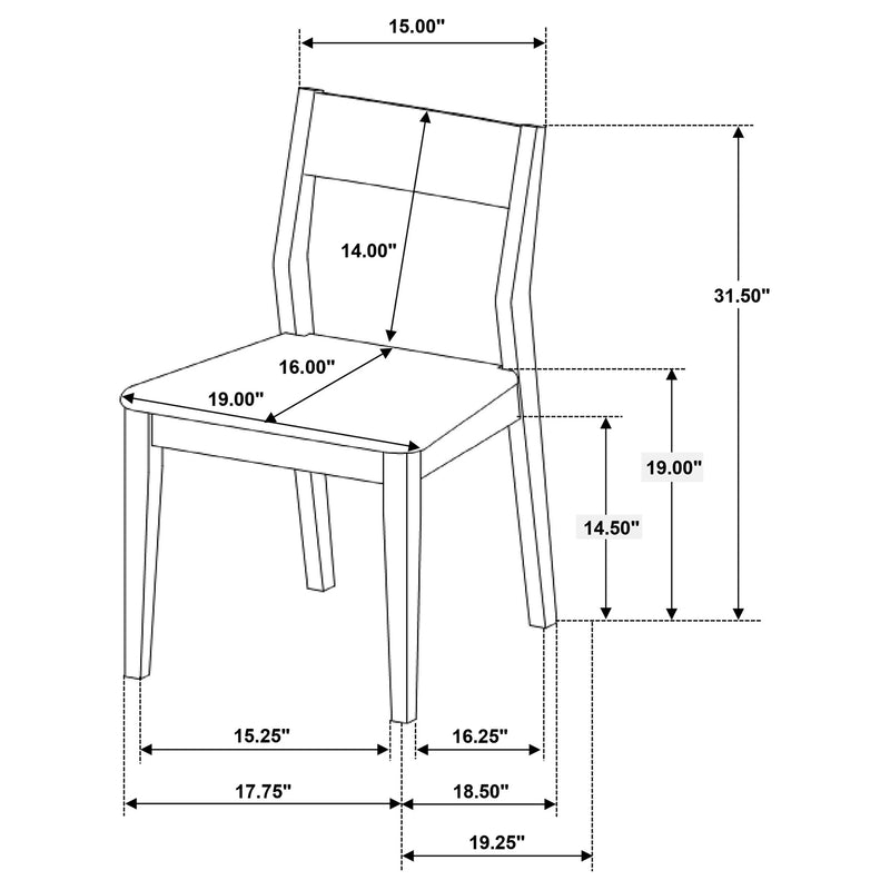 Almonte Dining Side Chair - Ricky's Furniture Outlet (Paso Robles, CA)