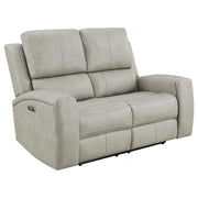 Brickston Triple Power Reclining Sofa Set - Ricky's Furniture Outlet (Paso Robles, CA)