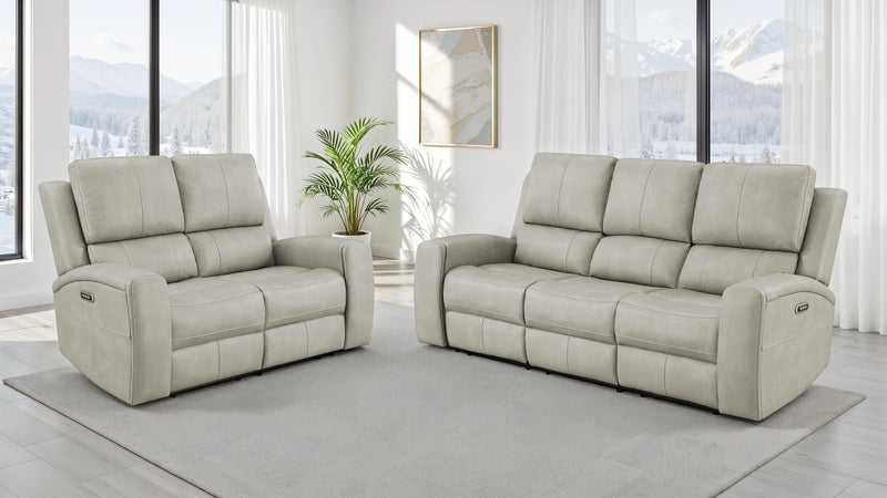 Brickston Triple Power Reclining Sofa Set - Ricky's Furniture Outlet (Paso Robles, CA)