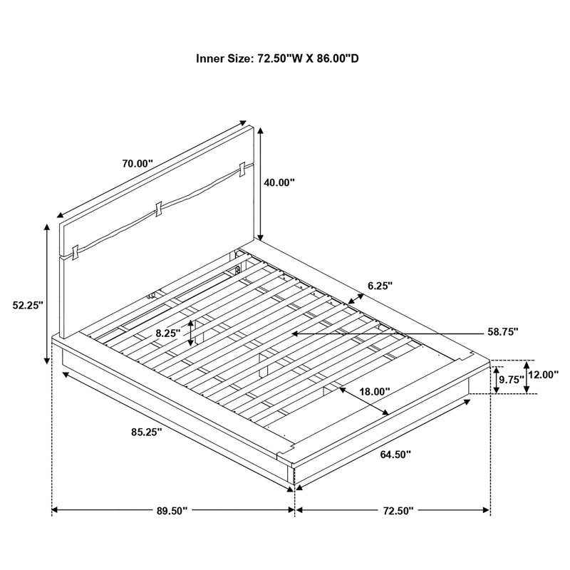 Winslow Panel Platform Bed