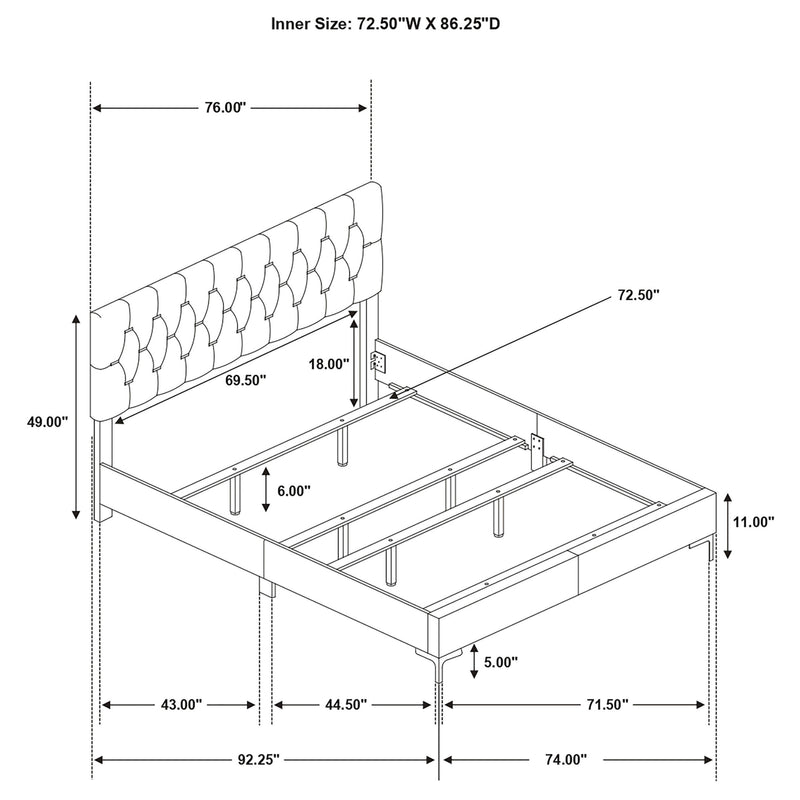 Kendall Panel Bed