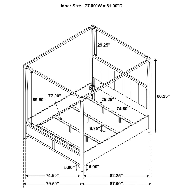 Gran Park 4 & 5 Piece Bedroom Set E.King, Queen, & Cal.King