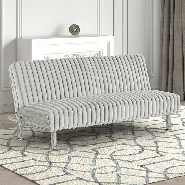 Hinwil Futon Sofa Bed Pink, Beige Grey, & Black - Ricky's Furniture Outlet (Paso Robles, CA)