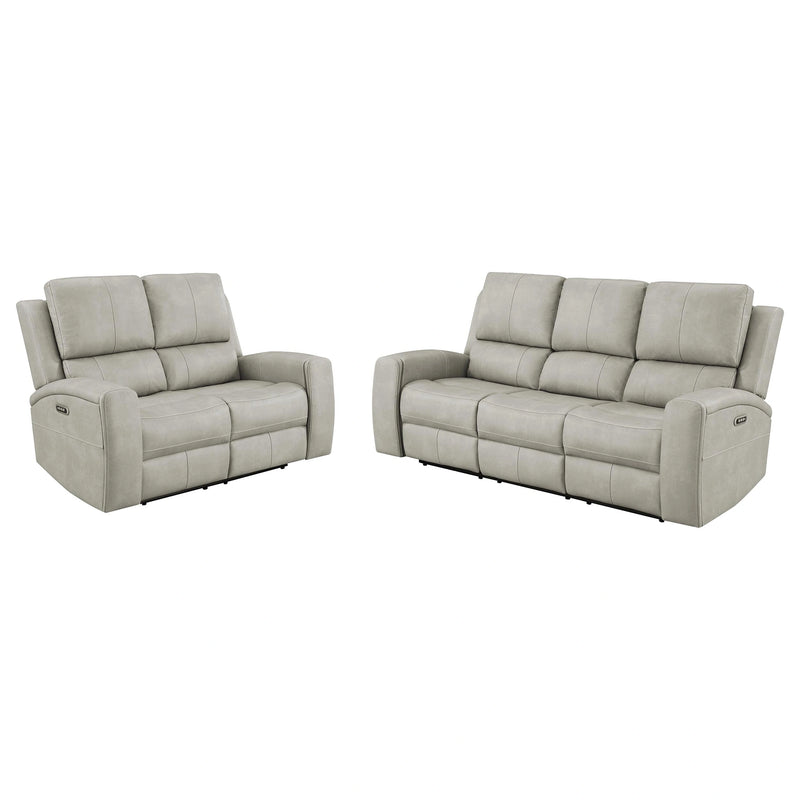 Brickston Triple Power Reclining Sofa Set - Ricky's Furniture Outlet (Paso Robles, CA)