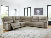 Narwhal Place Reclining Sectional with Storage Console - Ricky's Furniture Outlet (Paso Robles, CA)