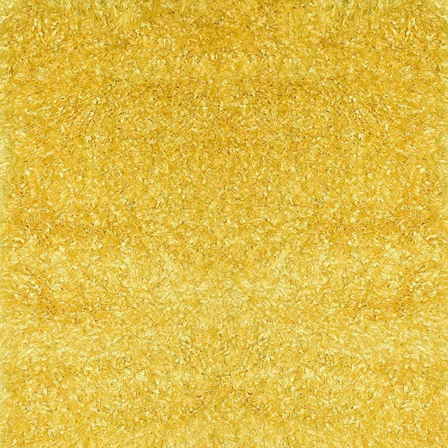 FOA West Annmarie Yellow 5x8 area rug featuring a vibrant yellow pattern and soft texture for living room or bedroom decor.