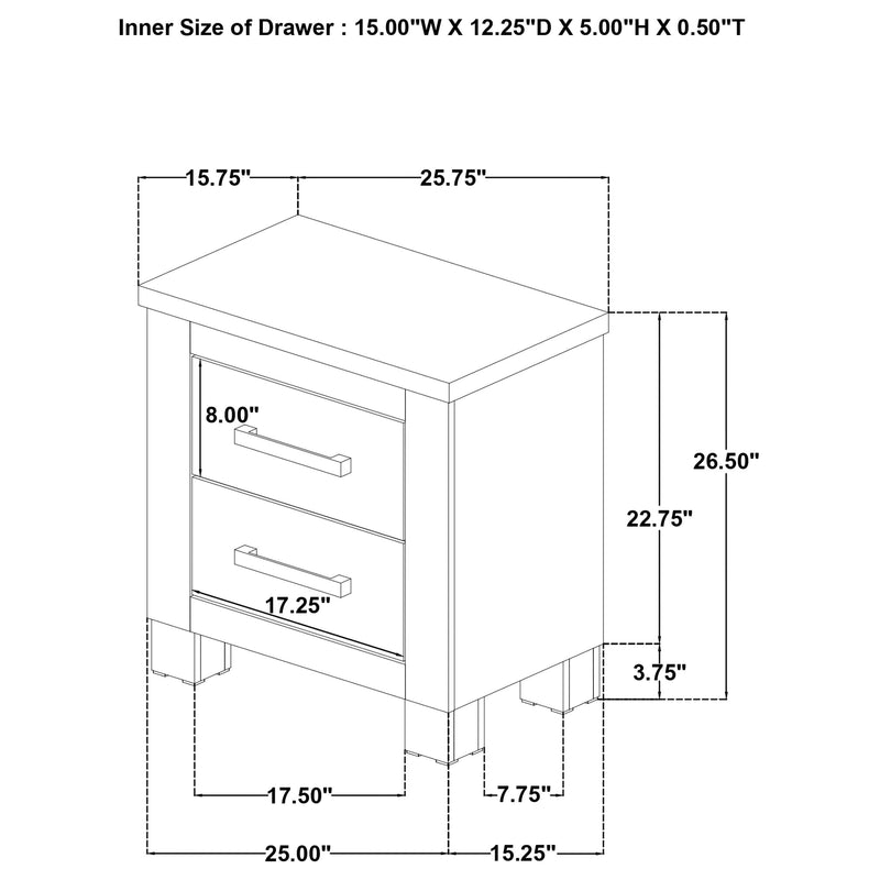 Oakglen Nightstand