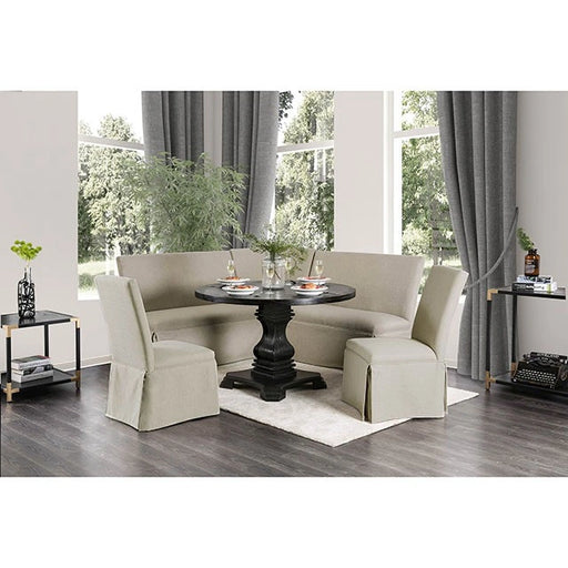 NERISSA Antique Black Round Table, Antique Black - Ricky's Furniture Outlet (Paso Robles, CA)