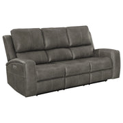 Brickston Triple Power Reclining Sofa Set - Ricky's Furniture Outlet (Paso Robles, CA)