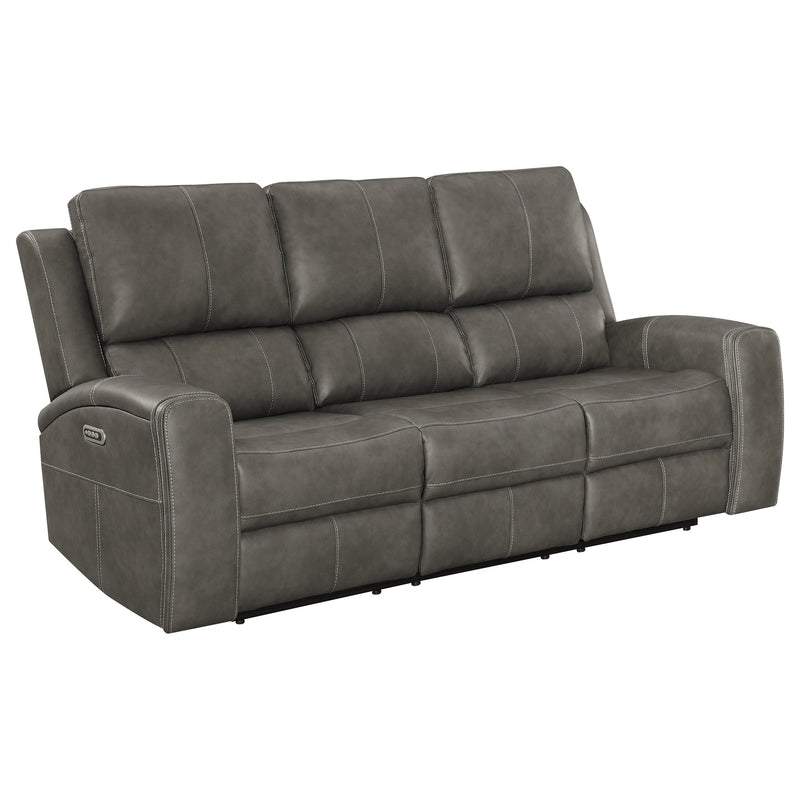 Brickston Triple Power Reclining Sofa Set - Ricky's Furniture Outlet (Paso Robles, CA)