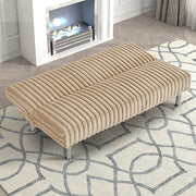 Hinwil Futon Sofa Bed Pink, Beige Grey, & Black - Ricky's Furniture Outlet (Paso Robles, CA)