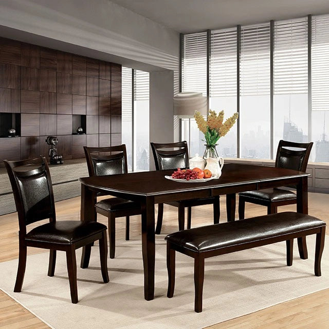Woodside Dark Cherry/Espresso Dining Table - Ricky's Furniture Outlet (Paso Robles, CA)
