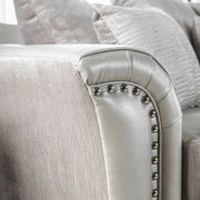 Benigno Love Seat Silver & Gray - Ricky's Furniture Outlet (Paso Robles, CA)