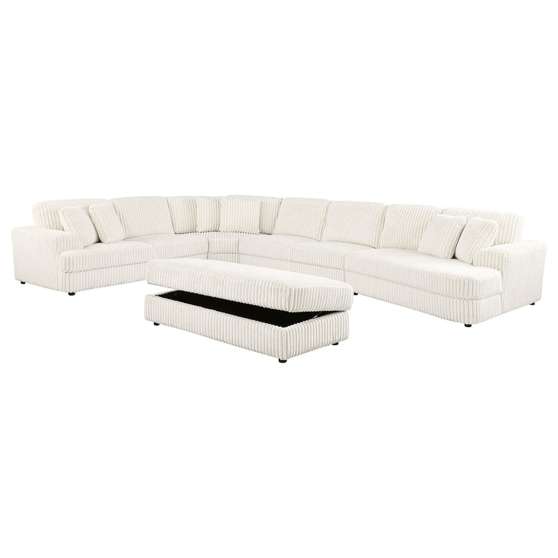 Emberson Upholstered Modular Sectional Sofa Ivory