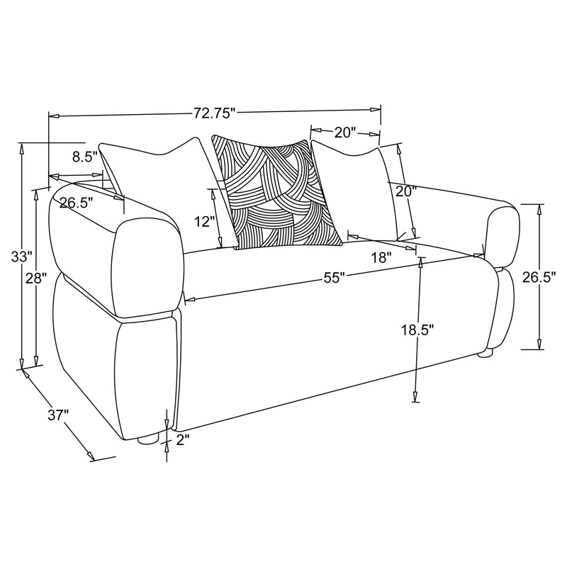 Jeanette Sofa Set