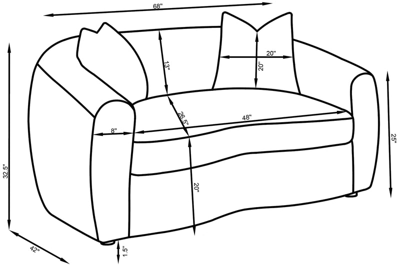 Isabella Loveseat