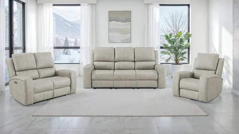 Brickston Triple Power Reclining Sofa Set - Ricky's Furniture Outlet (Paso Robles, CA)