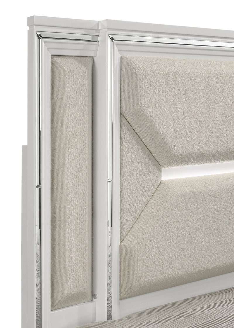 Marmore Panel Bed with LED Lighting