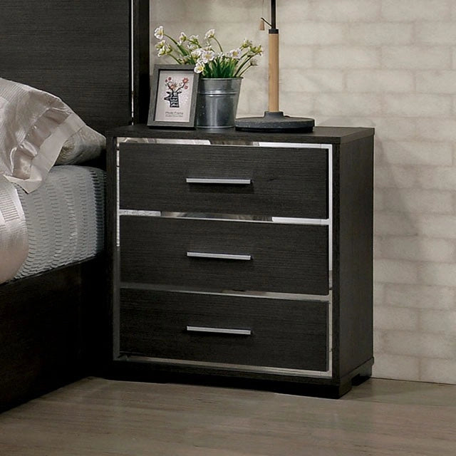 Camryn Warm Gray Night Stand - Ricky's Furniture Outlet (Paso Robles, CA)