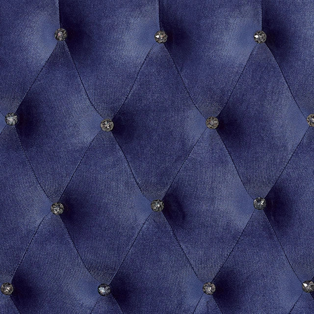 ALZIR Cal.King, E.King, & Queen Bed, Blue