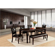 Woodside Dark Cherry/Espresso Dining Table - Ricky's Furniture Outlet (Paso Robles, CA)