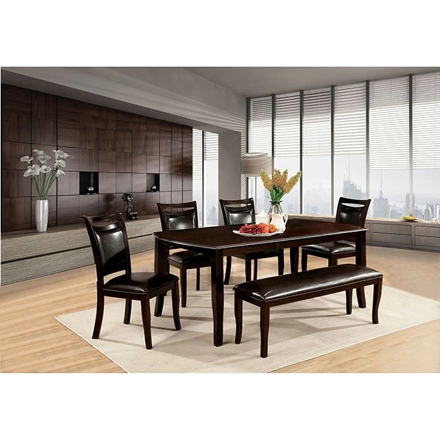 Woodside Dark Cherry/Espresso Dining Table - Ricky's Furniture Outlet (Paso Robles, CA)