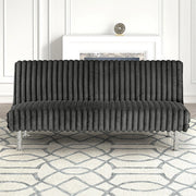 Hinwil Futon Sofa Bed Pink, Beige Grey, & Black - Ricky's Furniture Outlet (Paso Robles, CA)