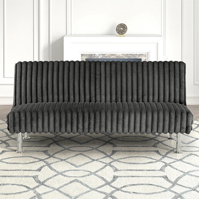 Hinwil Futon Sofa Bed Pink, Beige Grey, & Black - Ricky's Furniture Outlet (Paso Robles, CA)