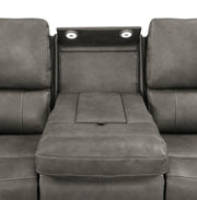 Brickston Triple Power Reclining Sofa Set - Ricky's Furniture Outlet (Paso Robles, CA)