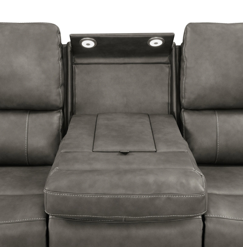 Brickston Triple Power Reclining Sofa Set - Ricky's Furniture Outlet (Paso Robles, CA)