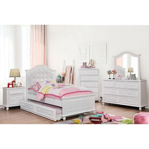 OLIVIA White Full & Twin Bed - Ricky's Furniture Outlet (Paso Robles, CA)