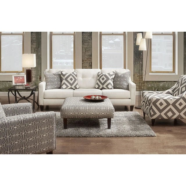 PARKER Gray/Pattern Chair, Crystal Pattern - Ricky's Furniture Outlet (Paso Robles, CA)