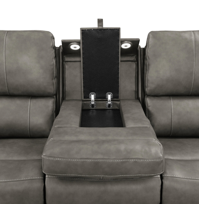 Brickston Triple Power Reclining Sofa Set - Ricky's Furniture Outlet (Paso Robles, CA)