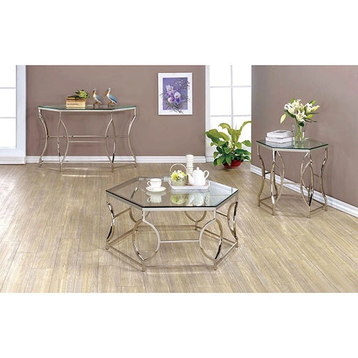 ZOLA Chrome End Table - Ricky's Furniture Outlet (Paso Robles, CA)