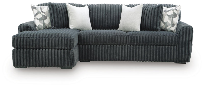 Midnight-Madness Sectional Sofa with Chaise
