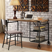 OLGA Antique Black Desk - Ricky's Furniture Outlet (Paso Robles, CA)