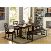PAULINA Rustic Walnut Dining Table - Ricky's Furniture Outlet (Paso Robles, CA)