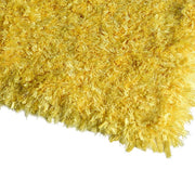 FOA West Annmarie yellow 5x8 area rug with a vibrant, soft textile design, perfect for living rooms or bedrooms.