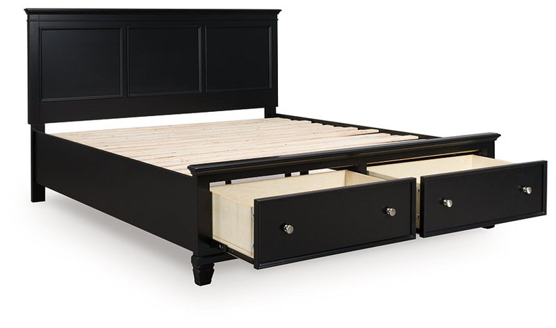 Lanolee Panel Storage Bed