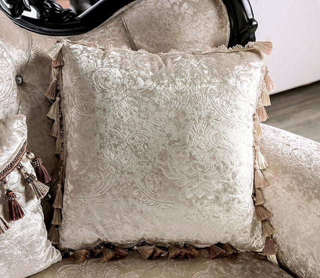 Acapulco White & Espresso Sofa