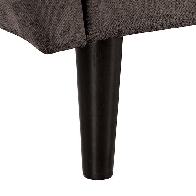 Aristide Futon Sofa Grey & Brown