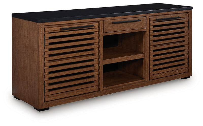 Kallari Credenza with Desk Return