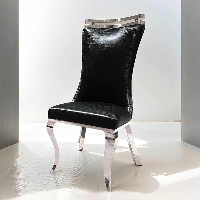 Palazzo Silver Chair (2/CTN) - Ricky's Furniture Outlet (Paso Robles, CA)