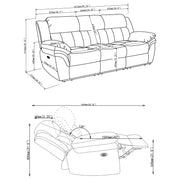 Bahrain Power Reclining Sofa - Ricky's Furniture Outlet (Paso Robles, CA)